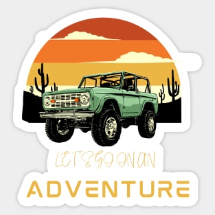 Lets go on an Adventure Sticker